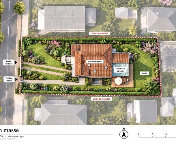 Futur habitat partagé Senioryta à Saint-Priest (quartier Revaison)